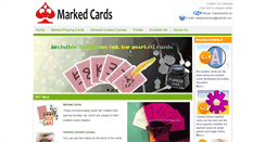 Desktop Screenshot of markedcards.us