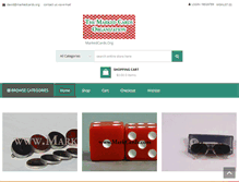 Tablet Screenshot of markedcards.org